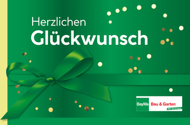 Gutscheinmotiv im Design Jubiläum