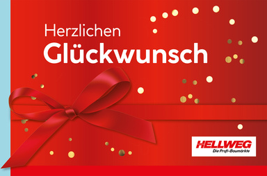 Gutscheinmotiv im Design Jubiläum